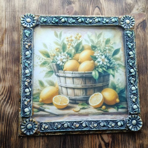Print Wall Art Handmade Frame Lemons Gift for Her, Mom - Picture 7 of 14