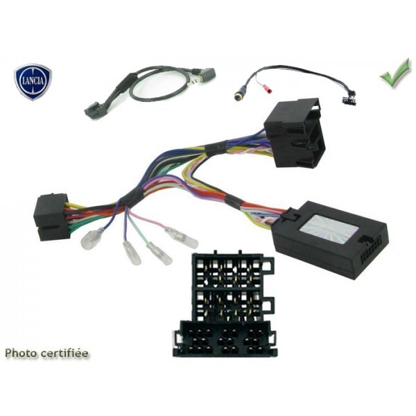 Commande au volant Alpine Lancia Delta 2009 interface autoradio faisceau adaptateur commande volant