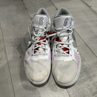 Nike Kyrie Flytrap 5 V White Wolf Grey Red Men Size 15 Basketball NEW CZ4100-100
