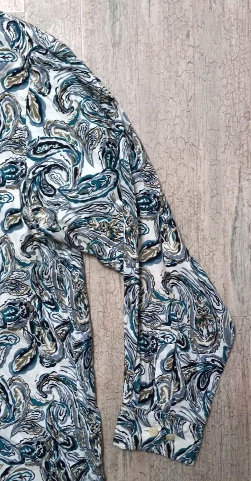 Camisa Henry Grethel De Colección Para Hombres XL Psicodélica Años 90 Mezcla Rayón Fiesta Foto 3 de 4