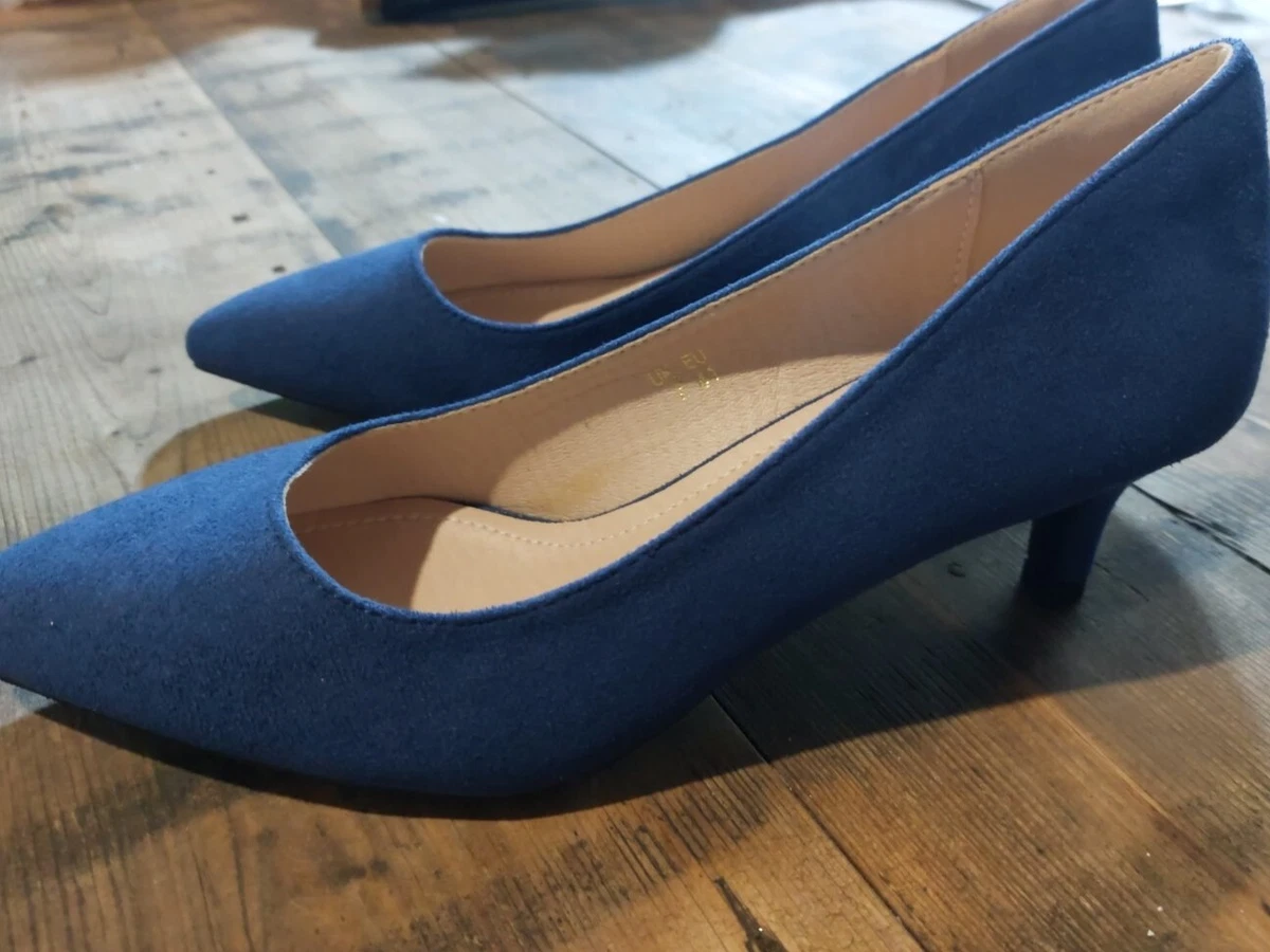 Navy blue pumps store size 7
