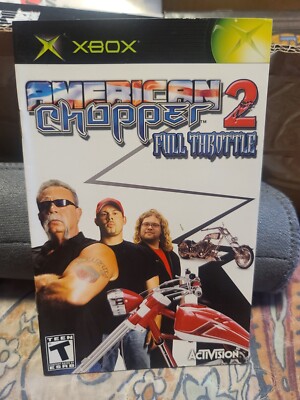 ~MANUAL ONLY~BIN372~~XBOX~American chopper 2 full throttle