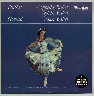 (35) Léo Delibes, Gounod, Paris Opera, Benzi - Coppélia Ballet/Sylvia Ballet LP