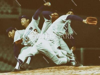 E837 Sandy Koufax Brooklyn Dodgers In Motion 8x10 11x14 16x20 Oil Painting Photo