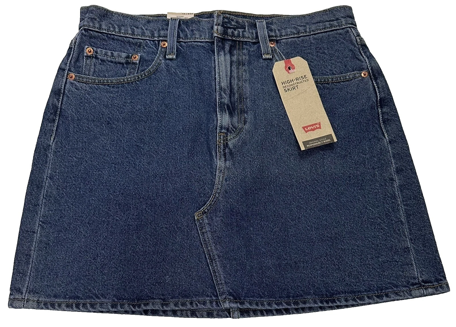Levi's Regular Size Solid A-Line Skirts for Women
