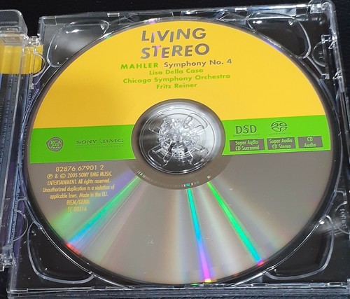 Mahler Symphony 4 Reiner RCA Hybrid SACD Living Stereo - Picture 2 of 3