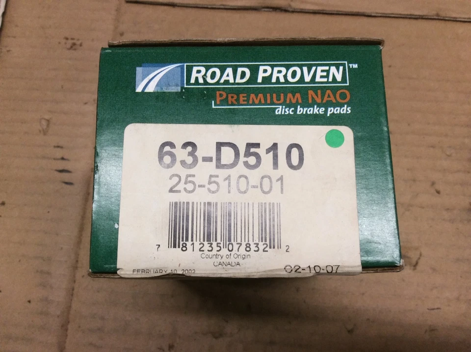 Nuevas pastillas de freno de disco ARI Roadproven 63-D510 Premium NAO Foto 2 de 4