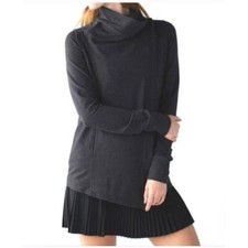 Lululemon Easy Coast Wrap Sweater One Button Collar Long Sleeve Jacket Size 2