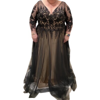Brides by Young Original Hand Beaded Formal Gown 