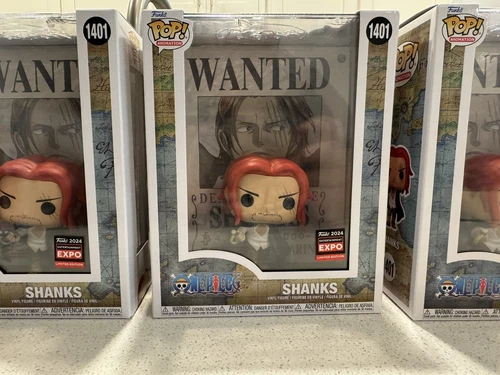 Funko One Piece Shanks Wanted Poster C2E2 Shared Exclusive In Hand