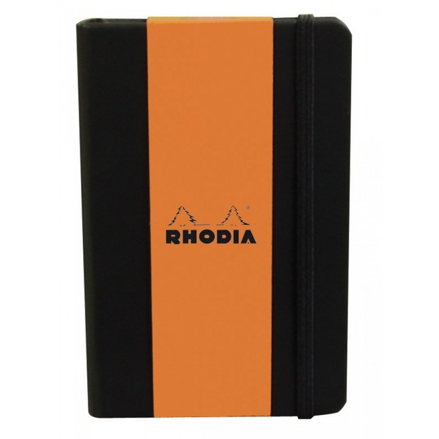 rhodia webbie a5 dot grid black