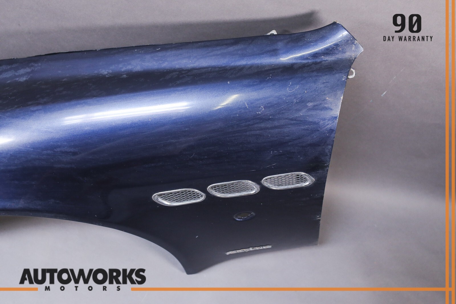 03-13 Maserati Quattroporte M139 Front Left Driver Side Fender Wing Blue OEM