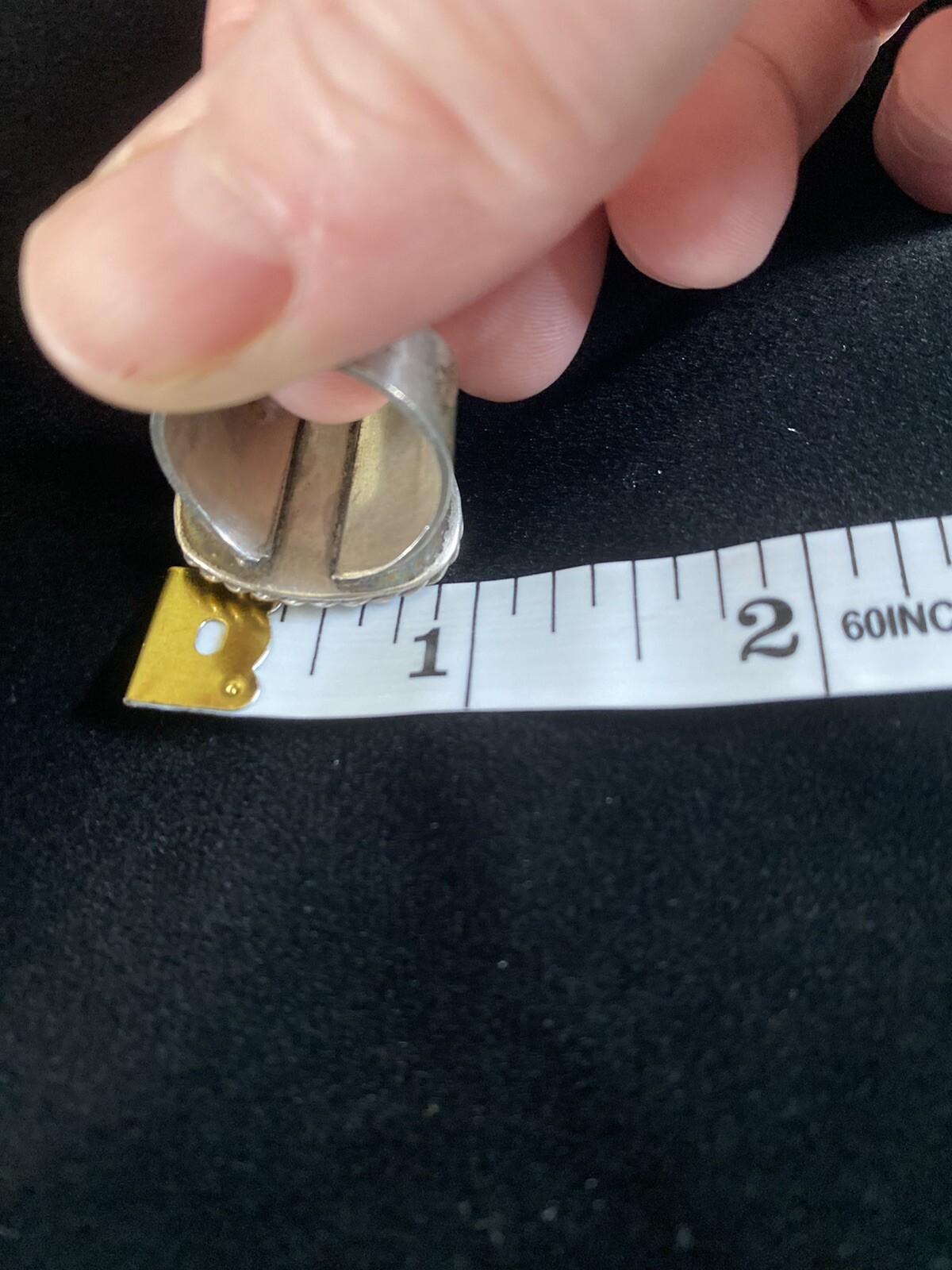 Beautiful Triangular Shaped Native American Silve… - image 9