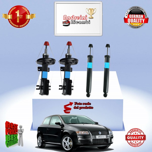 Set 4 StoßDäMpfer Vorderseite + Heck Fiat Stilo 1.9 Jtd 103KW 140CV 2004-> A43-image