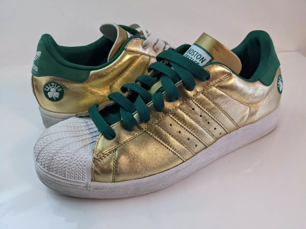 Adidas Superstar 1 Celtics NBA 07 08 Champions Sneakers Size US