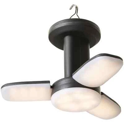 Skandika Campinglampe Kvitnes LED-Lampe 6 Leuchtmodi Solarzelle dimmbar Neu