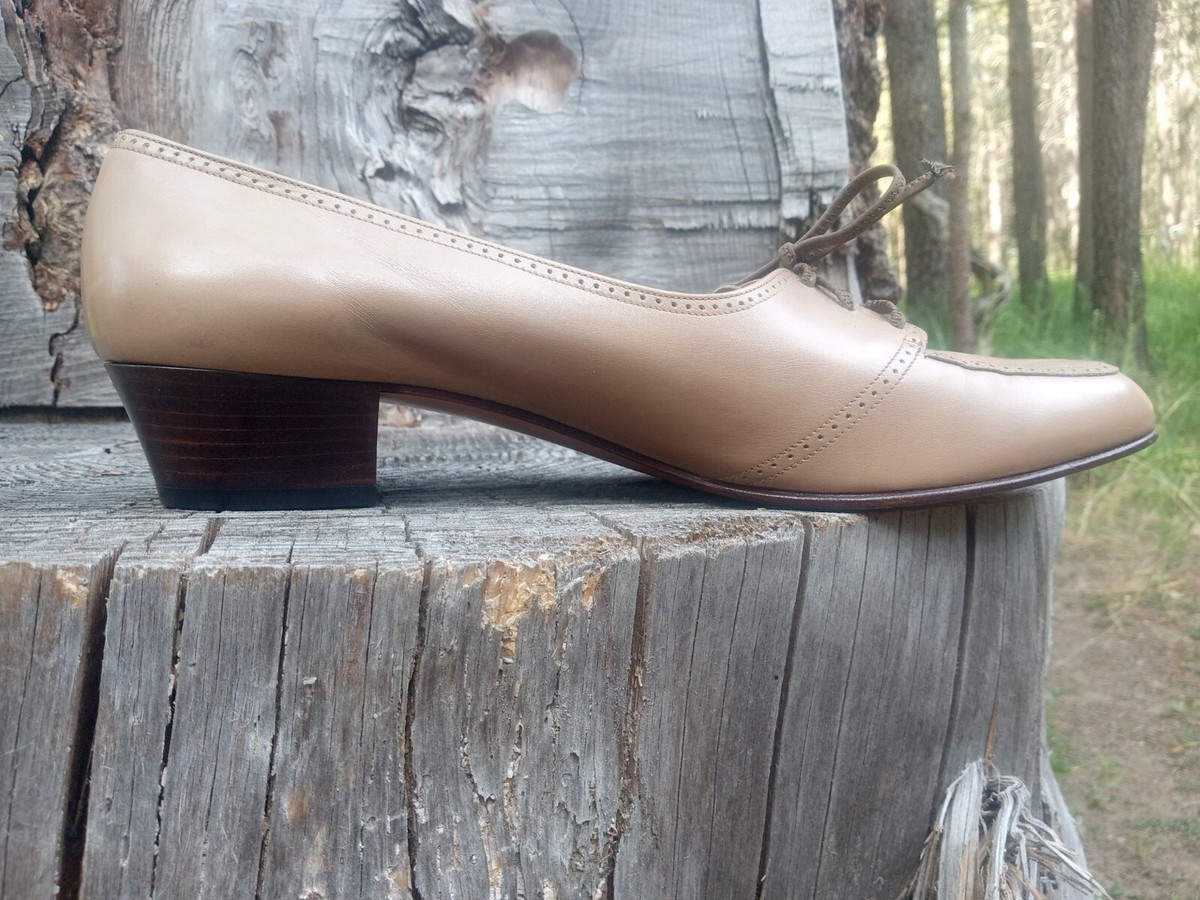 Ferragamo PUMPS&HEELS WOMAN EDMEA R Ferragamo Women Oxford Pump Shoes 10 AAAA 4A A4 Extra Narrow