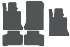 Velours Fußmatten für Mercedes GLK X204 Bj. 2008 - 2015 Automatten GRAU STD 4+1