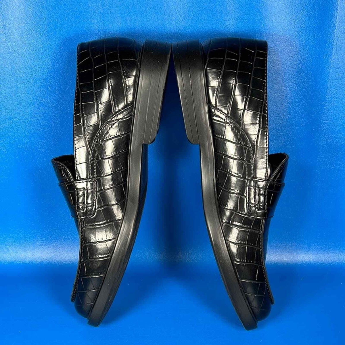 INC International Concepts - Black Croc Loafers - 11.5 - New  display picture 2
