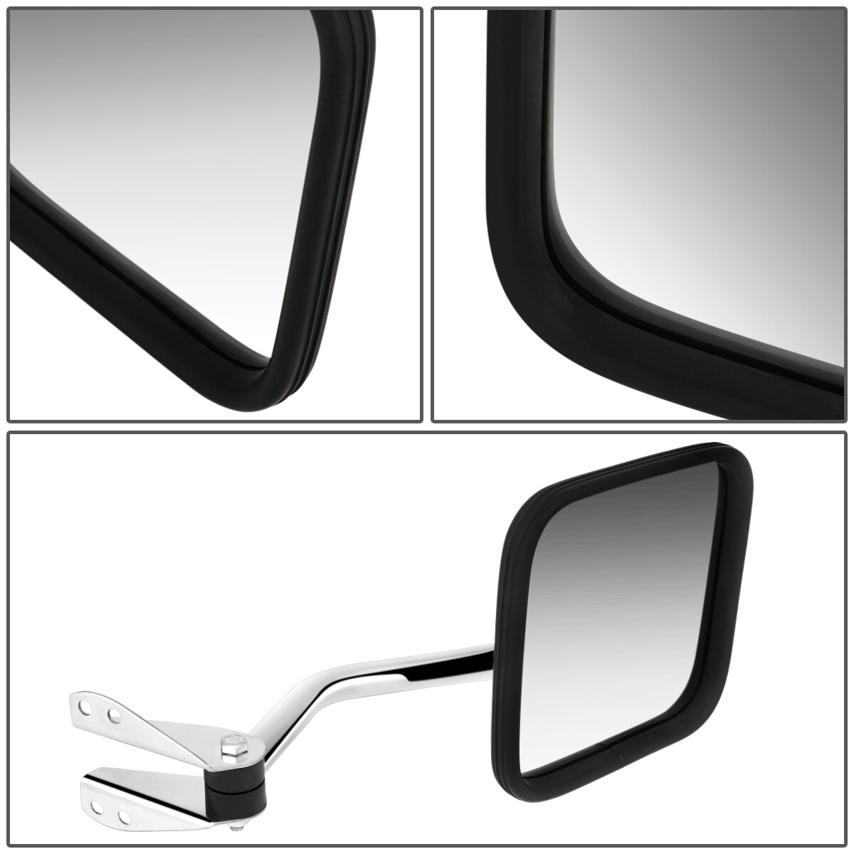 FOR 6083 JEEP CJ5 CJ6 CJ7 OE STYLE MANUAL RIGHT SIDE VIEW DOOR MIRROR