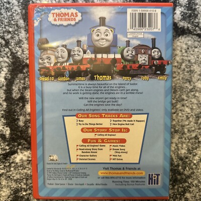 Thomas & Friends Calling All Engines DVD 2005 Thomas the Train