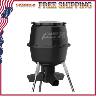 30 Gallon Outdoor Deer Feeder Nesting Hopper W/ Gravity Feeder Game Hunting NEW