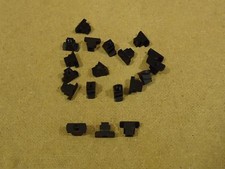Standard Lot of 20 Special Assembly Nuts 1in x 5/8in Black Metal