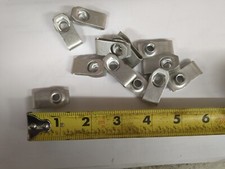 qty-12- Clip Nuts - U-Type M8-1.25