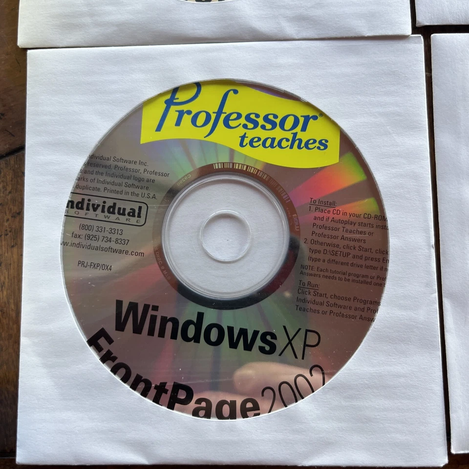 Professor Teaches Microsoft Office XP & Office 2000 6 CD Tutorial Set - Image 3 of 4