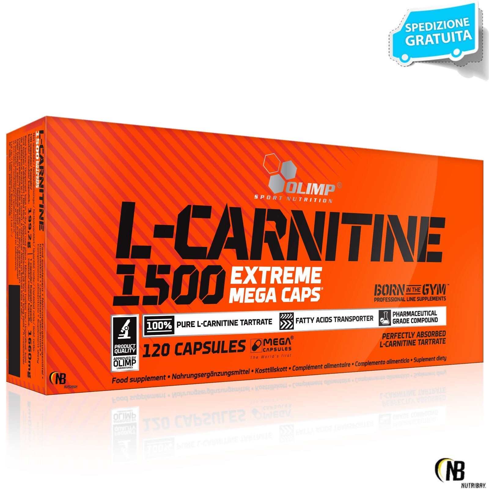 OLIMP L-Carnitina 1500 Extreme 120 MEGA CAPS Dimagrante
