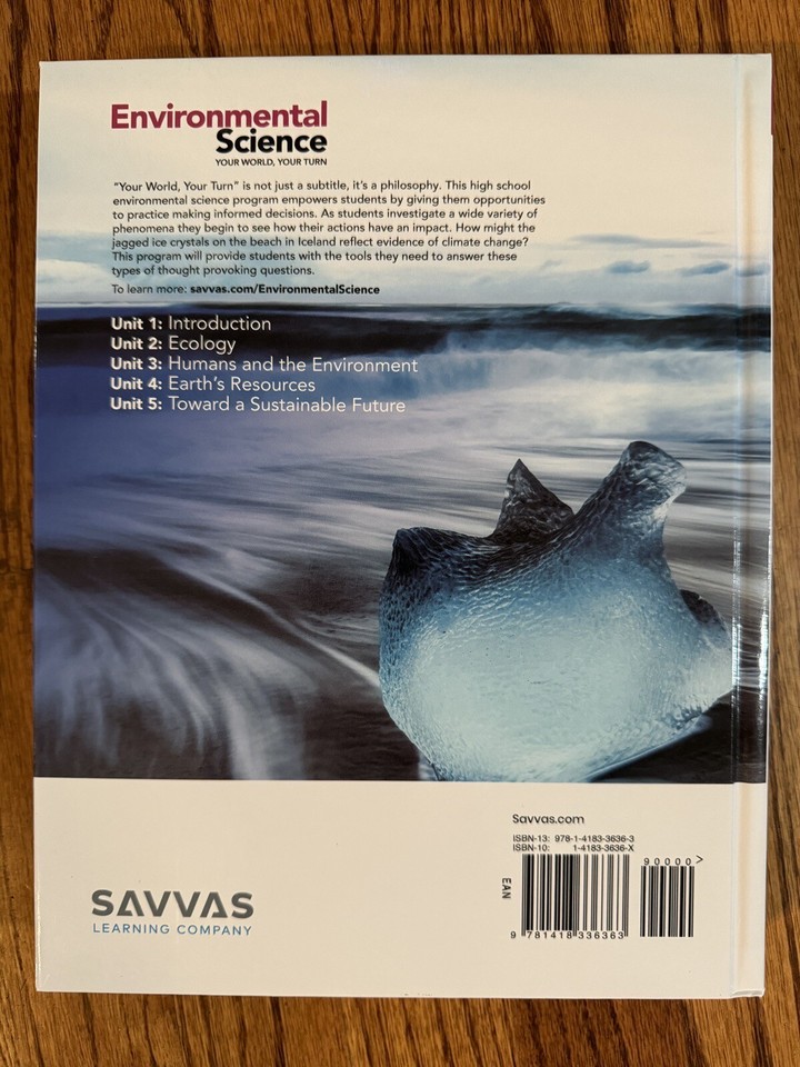 BRAND NEW 2021 Environmental Science Your World TEACHER’S EDITION