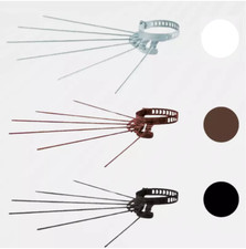 Stendibiancheria Stendipanni Stendino a Raggiera Tubi Stufa 80-130mm 3 Colori