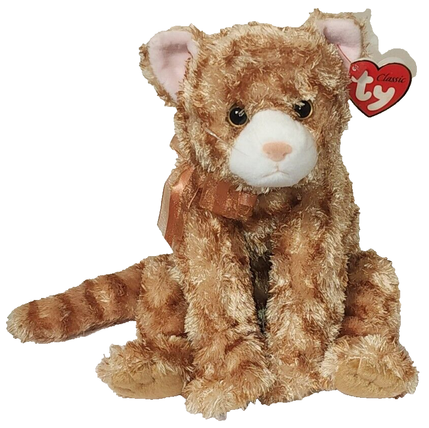 Ty Classic APRICOT the Tabby Cat (13 Inch) Soft Plush Stuffed - Main Image