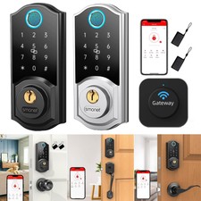 Front Door Lock Set WiFi Fingerprint Keyless ...