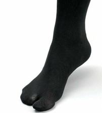 BAY Tabi Socken Tabisocken Strümpfe split für Ninja Kung Fu Budo Schuhe schwarz
