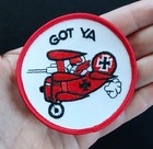 RED BARON "GOT YA" Embroidered SewOn Motorcycle Jacket Vest Military Biker PATCH — photo 2