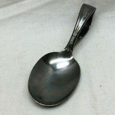 Vintage Baby Spoon Nursery Silver Plate AJ.
