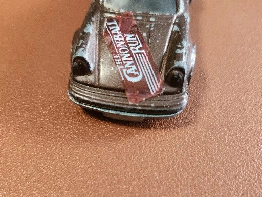 Винтажный коричневый спортивный автомобиль ERTL Porsche 930 Turbo The Cannonball Run Гонконг - Изображение 2 из 4