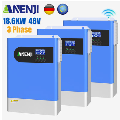 18.6KW 48V Solar Wechselrichter 3 Phase 230V/380V Off-Grid Hybrid MPPT 120A WIFI