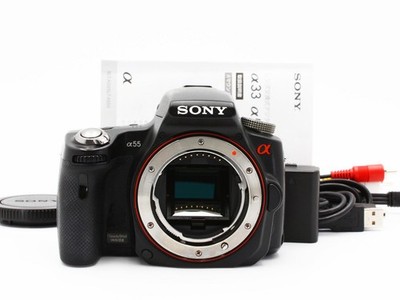 SONY α55 SLT-A55V SONY Alpha α55 SLT-A55V Digital SLR Camera Body from JAPAN [Exc+4