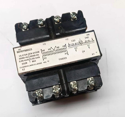 Square D 9070T50D23 Control Transformer .05kVA Pri 120/240V , Sec. 24V