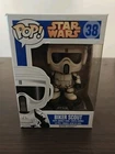 Funko Pop Star Wars Biker Scout #38 Vinyl Bobble Head Vaulted Blue Box