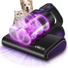 Mattress Vacuum Cleaner, 16KPa Suction Bed Vacuum Cleaner, 253.7nm UV-C & Ult...