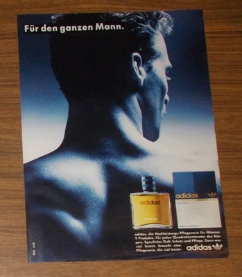 Seltene Werbung vintage ADIDAS After Shave - Für den ganzen Mann 1986