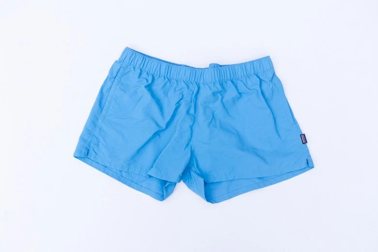 Patagonia Barely Baggies Bright Blue Shorts 100% Nylon XL NWOT