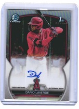 2023 Dario Laverde Bowman Chrome 1st Refractor Auto RC /499 #CPA-DL (H1270)