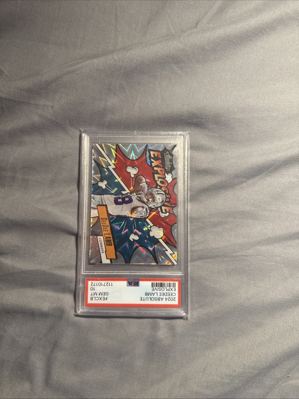 2024 PANINI ABSOLUTE EXPLOSIVE #EXCLB CEEDEE LAMB PSA 10