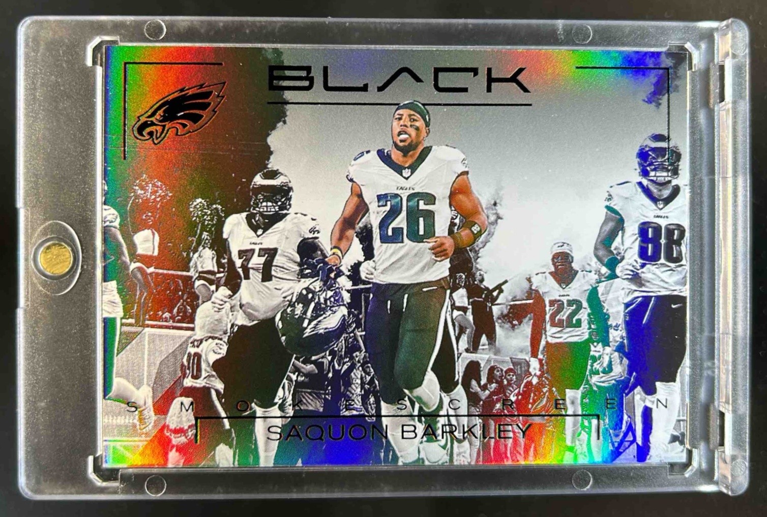 2025 Panini Black Saquon Barkley Smokescreen SP #3 Eagles