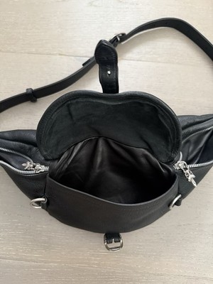 Chrome Hearts Standard Size Black Snat Pack Bag Waist Crossbody