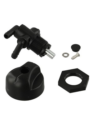 Robustes Tankventil und Knaufmutter zur einfachen Montage an Modellen für 335 400 500